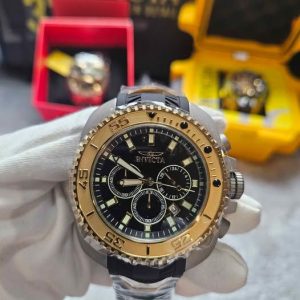 Invicta Coalition Forces Men's Watch - 50mm, Black, Gold