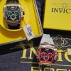 Invicta Racing Men's Model 48471 Chronograph Watch Gold Red White Silicone Band - Image 8