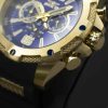 Invicta Pro Diver Men’s Gold & Blue Chronograph Watch 100M – Model 25859 – New with Box - Image 4