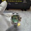 Invicta Venom Chronograph Green Dial 52mm Silver Watch - Image 3