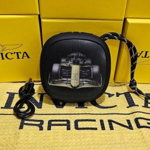 Invicta Racing Portable Bluetooth Speaker - Black/Yellow