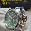 Invicta Venom Chronograph Green Dial 52mm Silver Watch - Image 7