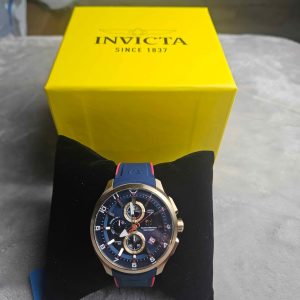 TechnoMarine Ocean Quantum TM-10791 Men’s Chronograph Watch Blue/Gold 100M – New in Box