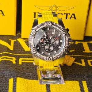 Invicta Bolt Vestige 49811 Chronograph 52mm Yellow Silver Men’s Watch
