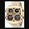 NEW Invicta Aviator Zulu Time 49604 Men's Watch 50mm Gold