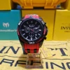 46038 Invicta Bolt Chronograph Red & Black Watch – Men’s 52mm