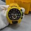 Invicta Bolt Bolt Zeus Magnum Chronograph GMT Quartz Silver Dial Men's Watch