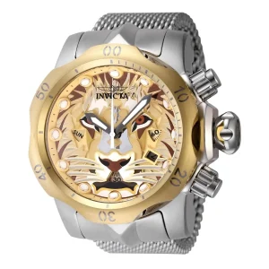 NEW Invicta Venom Lionheart Swiss Ronda Z60 Caliber Men's Watch - 53.7mm. Steel
