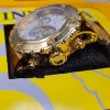 Invicta br Subaqua Silver Dial Gold Ion-plated Men's Watch - Image 4