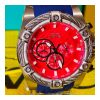 Invicta Bolt Zeus Chronograph Watch – Red Dial & Blue Strap – 52mm Stainless Steel - Imagen 2